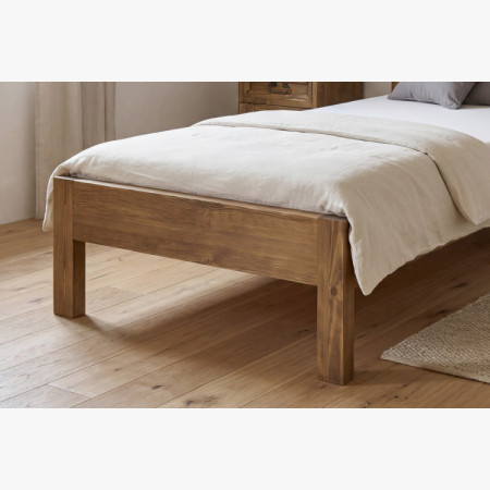 Jednolôžková posteľ rustikálna 90 x 200 cm