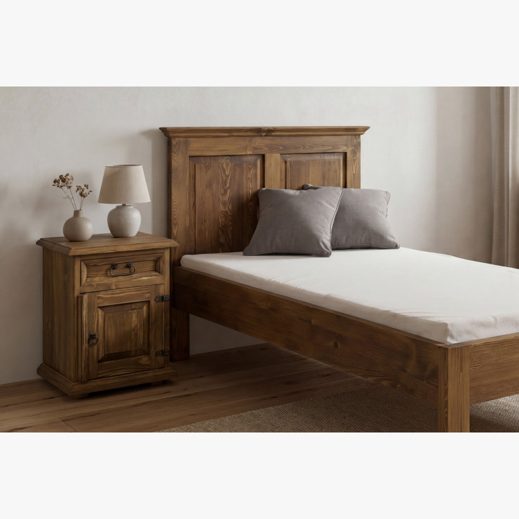 Jednolôžková posteľ rustikálna 90 x 200 cm