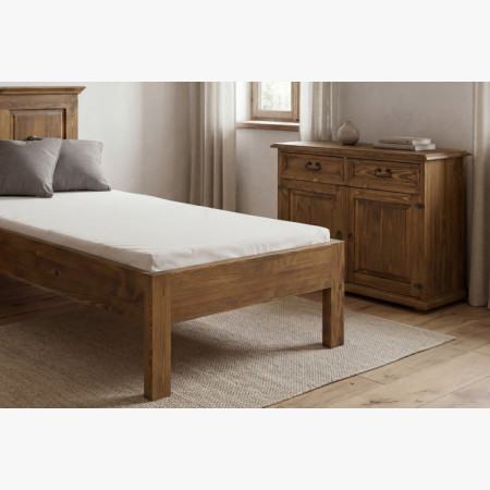 Jednolôžková posteľ rustikálna 90 x 200 cm