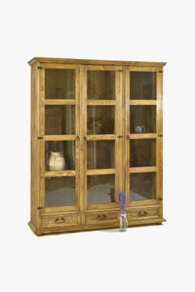 Veľká vitrína do jedálne rustikálna 2