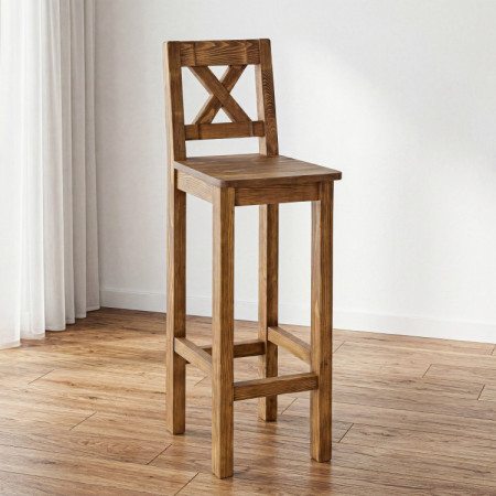 Barová stolička - rustikálny