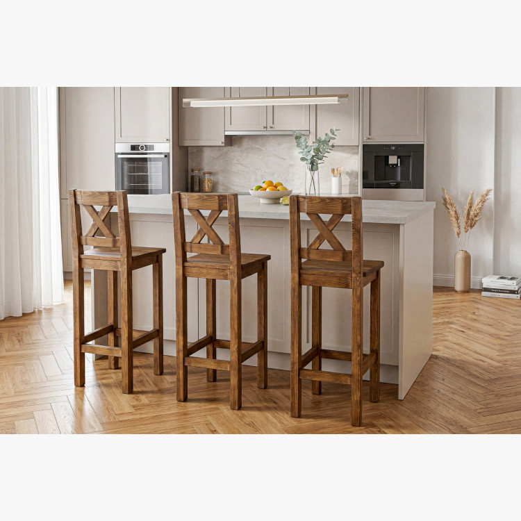 Barová stolička - rustikálny