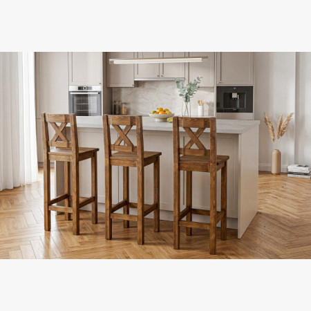 Barová stolička - rustikálny