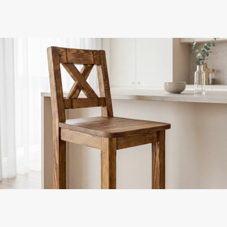 Barová stolička - rustikálny