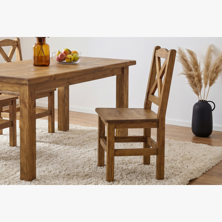 Jedálenská zostava v rustikálnom štýle