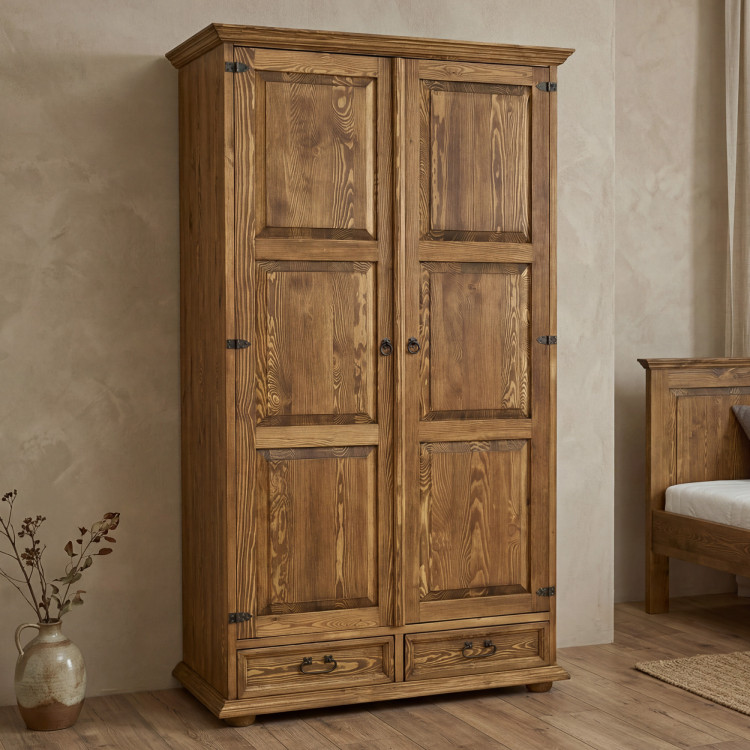 Šatní skriňa rustikálna - Delena