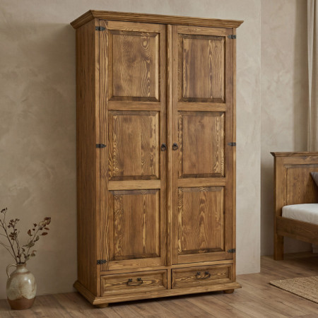 Šatní skriňa rustikálna - Delena