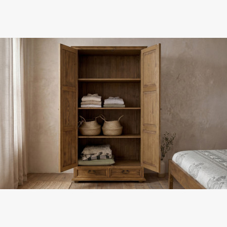 Šatní skriňa rustikálna - Policová