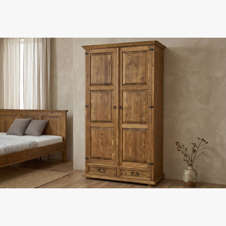 Šatní skriňa rustikálna - Policová