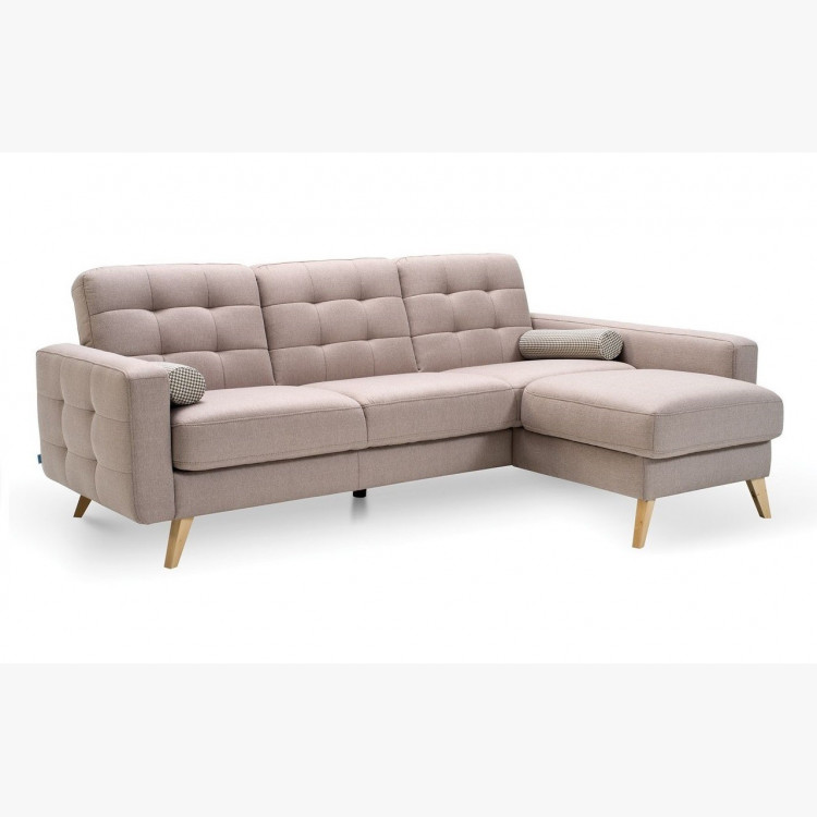 Malá rohová pohovka s funkciou spania a úložným priestorom, Nappa