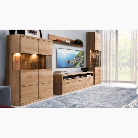 TV komoda dub, typ 25 Boston , nábytok z masívu - 2