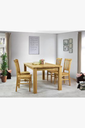 Masívne dubové stoličky, Rain , Jedálenské stoličky- 1 2