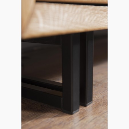 TV komoda na kovových nohách dub, Vilo 25