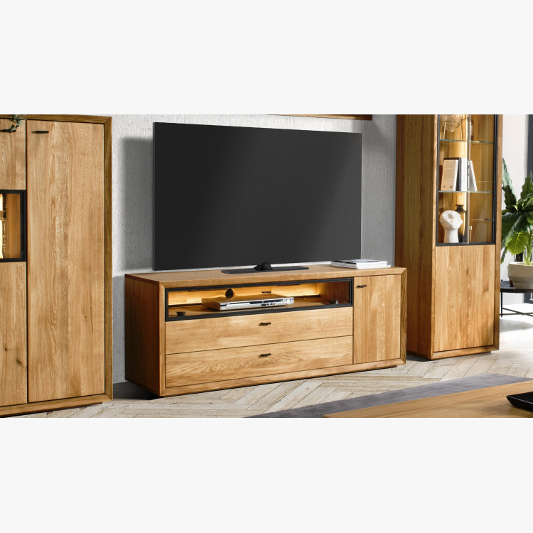 TV komoda na kovových nohách dub, Vilo 21