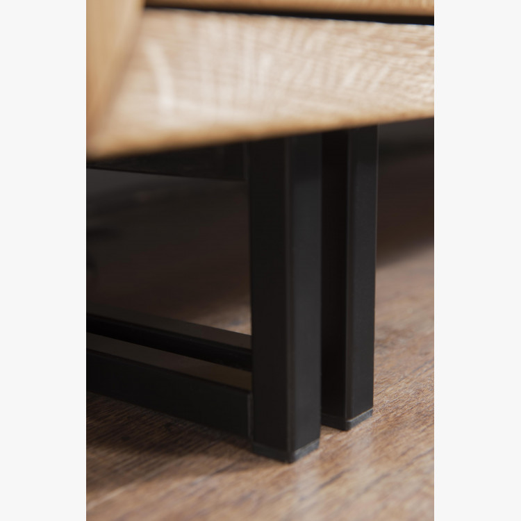 Príborník na kovových nohách dub, Vilo 46