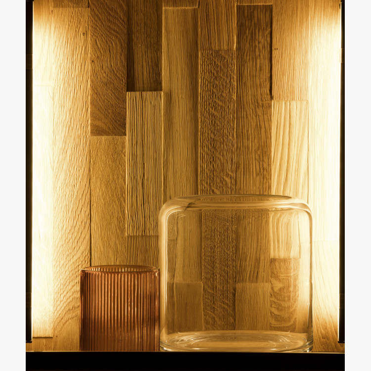 Príborník na kovových nohách dub, Vilo 46