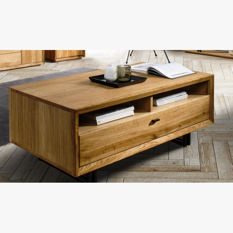 Konferenčný stolík s kovovými nohami, Vilo 64