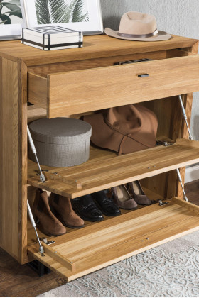 Dubový stojan na topánky na nohách, Vilo 10 2