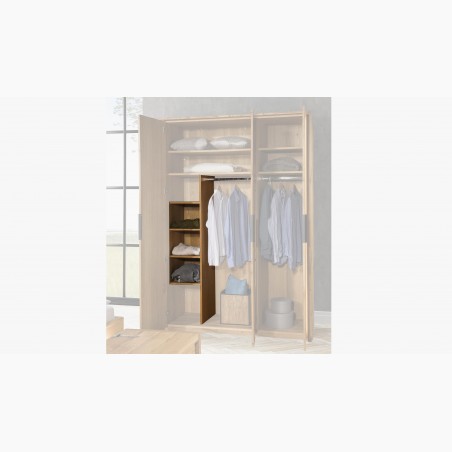 Polica s vešiakom na šatník texas 63