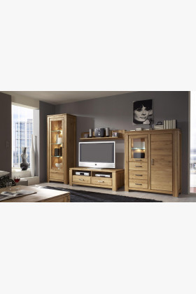 Obývacia zostava Dub, New line , Obývacie steny- 2 2