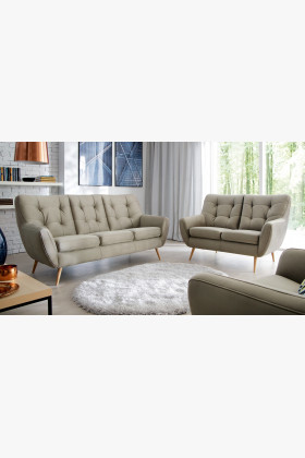 Škandinávska pohovka, látka Scandi troika AquaClean , obývacia izba- 1 2