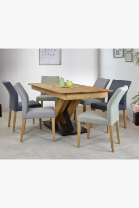 Moderné stoličky s matným čalúnením, Skagen , Jedálenské stoličky- 1 2