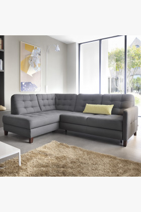 Škandinávska rohová pohovka na nožičkách, model ELIO , Rohové pohovky- 1 2