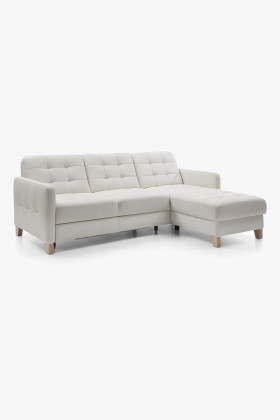 Skandinávska rohová sedačka na nožičkách, model ELIO