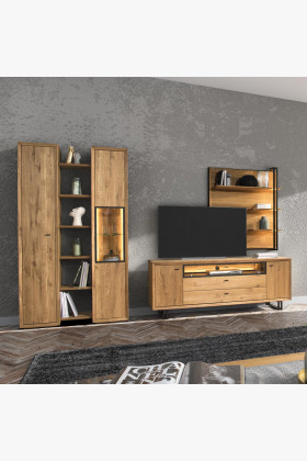 Nábytok do obývacej izby z dubového dreva, Vilo , Obývacie zostavy- 1