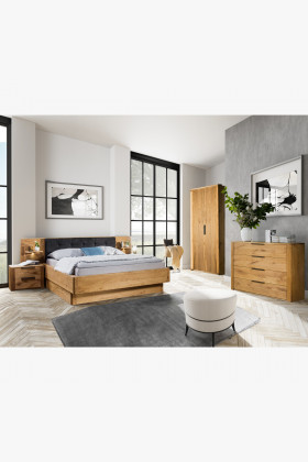 Ložnice z masívu dub Texas