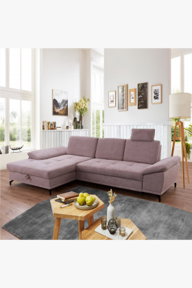 Rohová pohovka na kovových nožičkách, Costello - ľavý roh , Rohové pohovky- 1 2