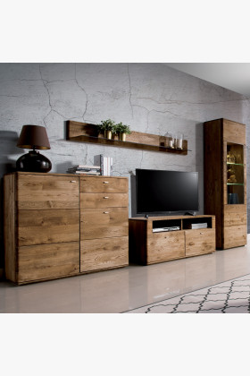 Dubový nábytok Texas do obývačky, Dub pálený