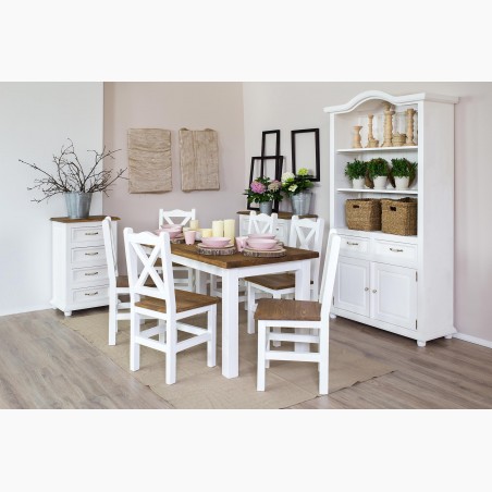 Drevená polica, Canne , nábytok Provence- 3