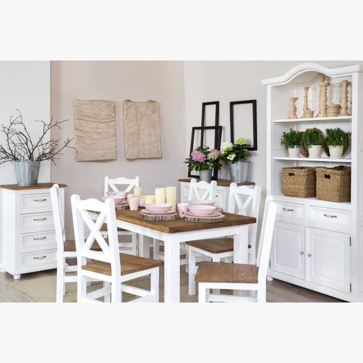 Drevená polica, Canne , nábytok Provence- 6