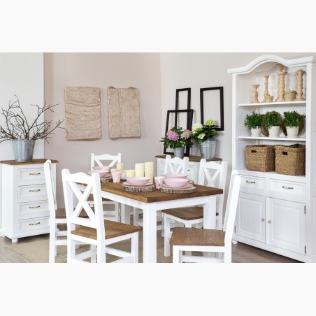 Drevená polica, Canne , nábytok Provence- 6