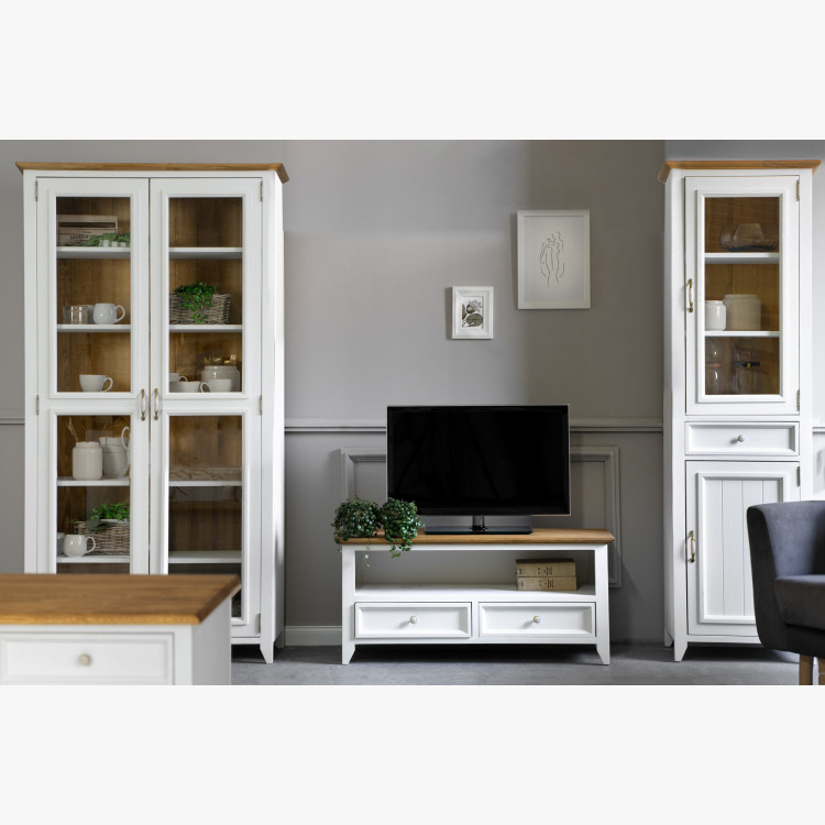 Dřevěný provence tv stolek, Lille 405 , TV stolky, Tv Komody- 4