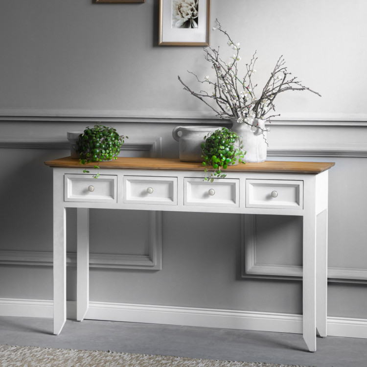 Dřevěný provence příruční stolek, Lille , Jídelna- 6