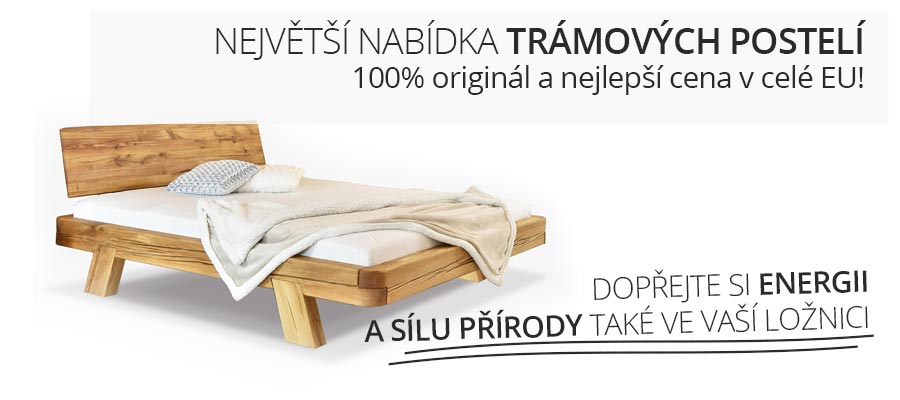 dubove postele z tramu