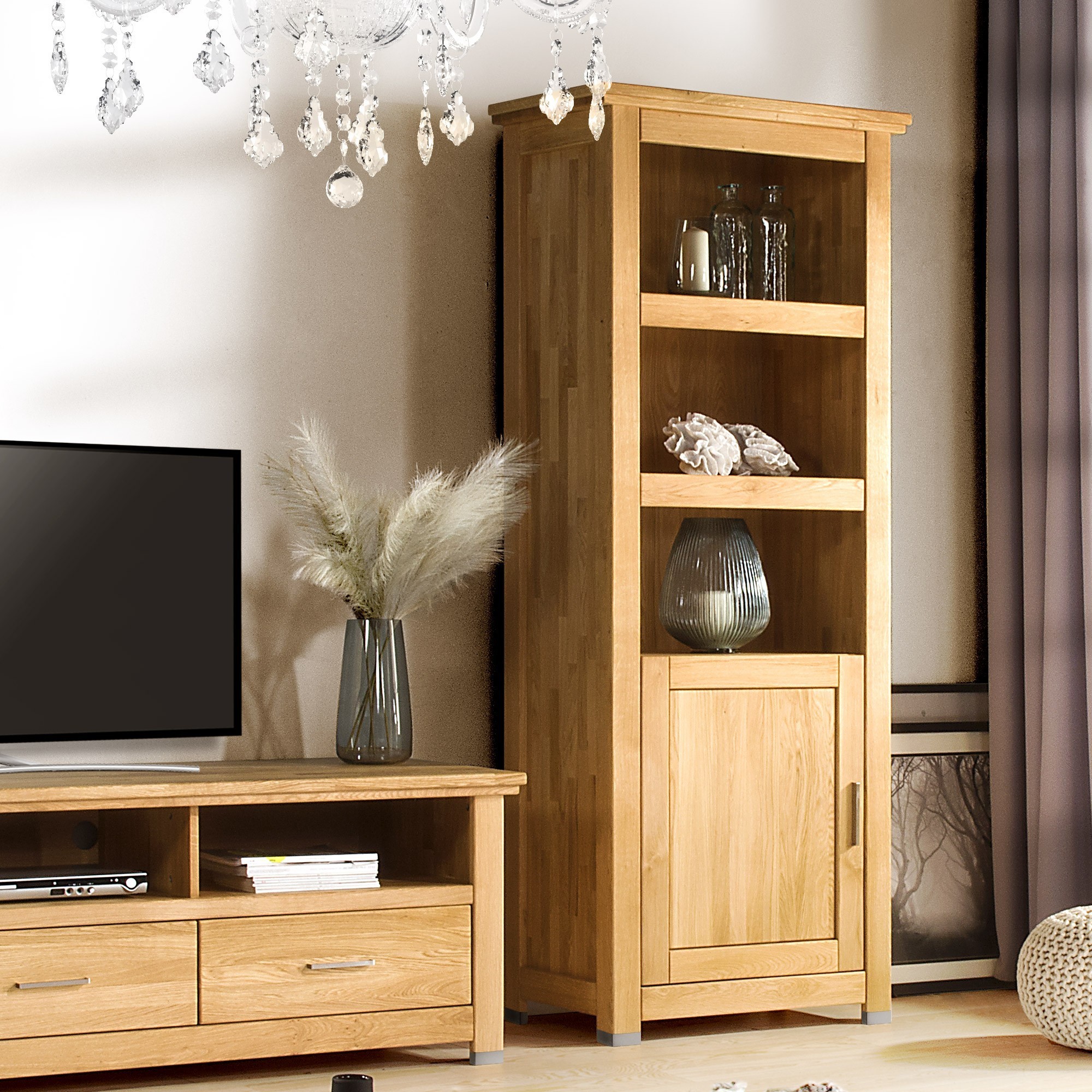 Luxusný dubový nábytok do obývačky Mirek