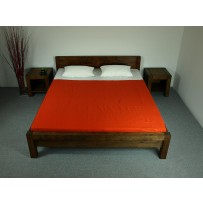Drevená posteľ 120 x 200  orech, model L 5 