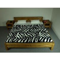 Manželská posteľ farba dub 