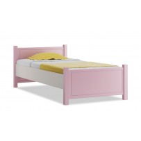 Ružová posteľ 