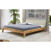 Drevená dubová postel z masívu 