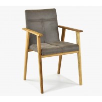 Luxusná pevná a dizajnová stolička s područkami