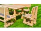 Drevený, dubový stôl nie len do záhrady