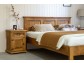 Vidiecká manželská posteľ z masívu 200 x 200 (LUX france) 