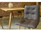 Dizajnový dubový stôl do obývačky 180 x 90 + 6 x stolička pravá talianská koža 