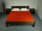 Drevená manželská posteľ - orech 160 x 200