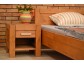 Manželská posteľ z dreva 180 x 200, Model L 5 , farba gaštan