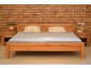 Kvalitná manželská posteľ z dreva 160 x 200 farba gaštan 